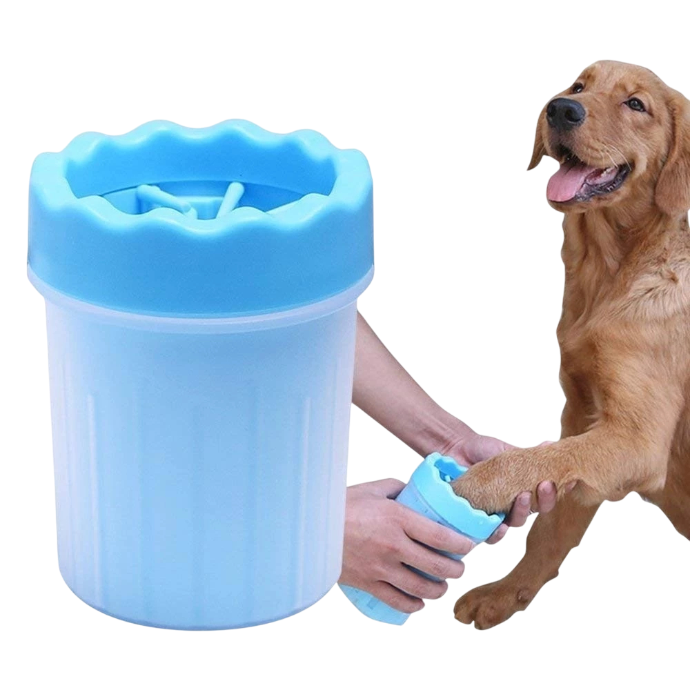 Ducha masajeadora para baño de mascotas + limpiador de patas de regalo